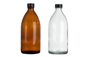Glas-Enghalsflaschen